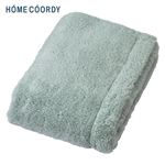 HOME COORDY 肌ざわりが選べるカラータオル コンパクトバスタオル とてもやわらか グリーン 50×100cm