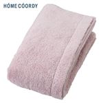 HOME COORDY 肌ざわりが選べるカラータオル バスタオル とてもやわらか ピンク 60×120cm