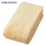 HOME COORDY 肌ざわりが選べるカラータオル バスタオル とてもやわらか イエロー 60×120cm