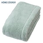 HOME COORDY 肌ざわりが選べるカラータオル バスタオル とてもやわらか グリーン 60×120cm