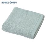 HOME COORDY 肌ざわりが選べるカラータオル フェイスタオル やわらか グリーン 34×80cm