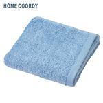 HOME COORDY 肌ざわりが選べるカラータオル フェイスタオル やわらか ブルー 34×80cm