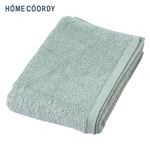 HOME COORDY 肌ざわりが選べるカラータオル コンパクトバスタオル やわらか グリーン 50×100cm