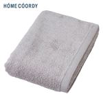 HOME COORDY 肌ざわりが選べるカラータオル コンパクトバスタオル やわらか グレージュ