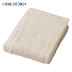 HOME COORDY 肌ざわりが選べるカラータオル コンパクトバスタオル やわらか ベージュ 50×100cm