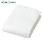 HOME COORDY 肌ざわりが選べるカラータオル コンパクトバスタオル やわらか ホワイト 50×100cm