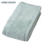 HOME COORDY 肌ざわりが選べるカラータオル バスタオル やわらか グリーン 60×120cm