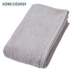 HOME COORDY 肌ざわりが選べるカラータオル バスタオル やわらか グレー 60×120cm