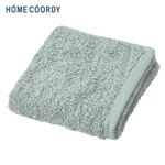 HOME COORDY 肌ざわりが選べるカラータオル フェイスタオル しっかり グリーン 34×80cm