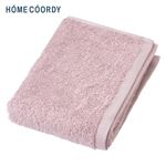 HOME COORDY 肌ざわりが選べるカラータオル コンパクトバスタオル しっかり ピンク 50×100cm