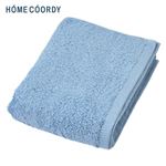 HOME COORDY 肌ざわりが選べるカラータオル コンパクトバスタオル しっかり ブルー 50×100cm