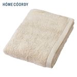 HOME COORDY 肌ざわりが選べるカラータオル コンパクトバスタオル しっかり ベージュ 50×100cm