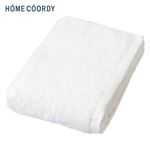 HOME COORDY 肌ざわりが選べるカラータオル コンパクトバスタオル しっかり ホワイト 50×100cm