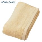 HOME COORDY 肌ざわりが選べるカラータオル バスタオル しっかり イエロー 60×120cm