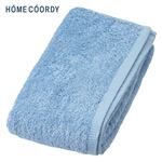 HOME COORDY 肌ざわりが選べるカラータオル バスタオル しっかり ブルー 60×120cm
