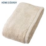 HOME COORDY 肌ざわりが選べるカラータオル バスタオル しっかり ベージュ 60×120cm