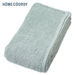 HOME COORDY 肌ざわりが選べるカラータオル 大判バスタオル しっかり グリーン 70×140cm