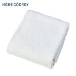 HOME COORDY やさしい肌ざわりのフェイスタオル ホワイト 34×80cm