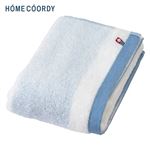 HOME COORDY 部屋干し対応 今治製コンパクトバスタオル ブルー 50×100cm
