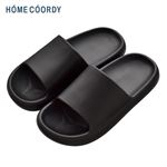 HOME COORDY ベーシッククッションサンダル ブラック M