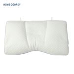 HOME COORDY 簡単に高さ調整ができるまくら ソフトパイプ 高め ホワイト・ブルー 40×57cm