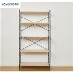 HOME COORDY マルチ収納ラック5段 ナチュラル