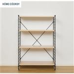 HOME COORDY マルチ収納ラック4段 ナチュラル