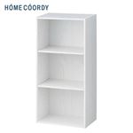 HOME COORDY 積み重ねできるカラーボックス 3段 ホワイト