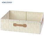 HOME COORDY マルチバスケット レギュラー浅型 ホワイト