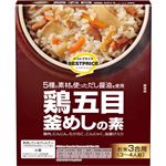 トップバリュベストプライス 鶏五目釜めしの素 190g