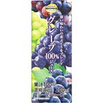 トップバリュベストプライス グレープ100％ジュース 200ml