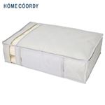 HOME COORDY 敷きふとん・組ふとん用収納袋 シングル・シングルロング用 グレー