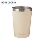 HOME COORDY カップホルダーにも使えるタンブラー ベージュ 460ml