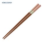 HOME COORDY 若狭塗箸（八角マカロン）ピンク 21.0cm