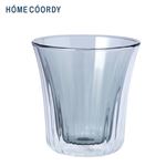 HOME COORDY ダブルウォールグラス グレー 240ml