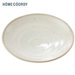 HOME COORDY 美濃焼 丸皿16cm〈粉引〉