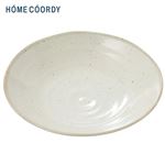 HOME COORDY 美濃焼 深皿22cm〈粉引〉