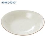 HOME COORDY 美濃焼 楕円皿〈粉引〉