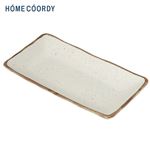 HOME COORDY 美濃焼 長角皿 小〈粉引〉