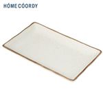 HOME COORDY 美濃焼 長角皿 大〈粉引〉