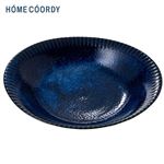 HOME COORDY 美濃焼 楕円皿〈紺渕十草〉