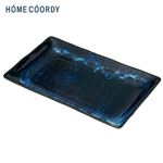 HOME COORDY 美濃焼 長角皿 大〈紺渕十草〉