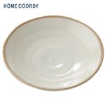 HOME COORDY 美濃焼 丸皿12cm〈粉引〉