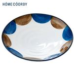 HOME COORDY 美濃焼 丸皿16cm〈丸紋〉
