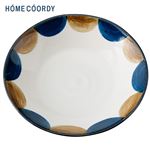 HOME COORDY 美濃焼 深皿22cm〈丸紋〉