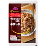 トップバリュ みんなのおかず つゆが多めの大盛り 牛丼の具 180g×3袋
