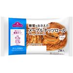 トップバリュ 糖質をおさえたメープルナッツロール 2個入　　