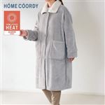 HOME COORDY あたたか着る毛布（グレー）短めタイプ