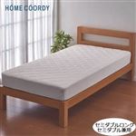 HOME COORDY パッドdeシーツ ホワイト セミダブル・セミダブルロング