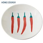 HOME COORDY 美濃焼 丸皿 12cm（とうがらし）